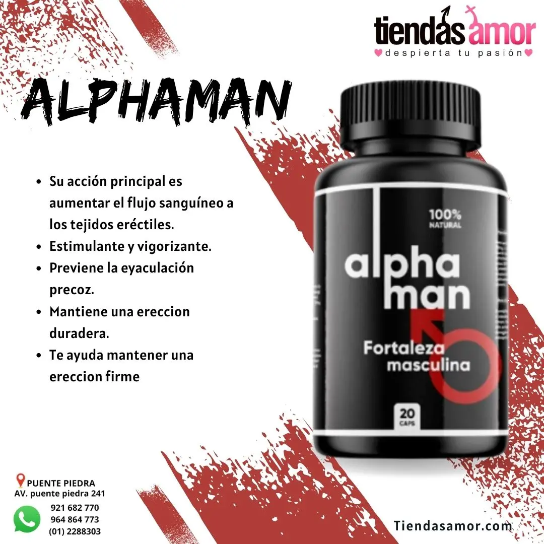 ALPHAMAN-TESTOSTERONA-POTENCIA-PUENTE PIEDRA