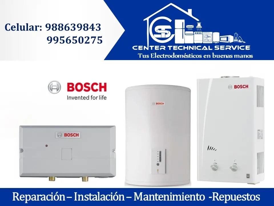 SERVICIO TECNICO BOSCH 988639843