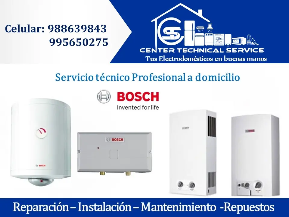 SERVICIO TECNICO BOSCH 988639843