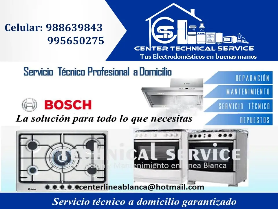 SERVICIO TECNICO BOSCH 988639843