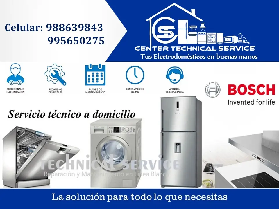 SERVICIO TECNICO BOSCH 988639843