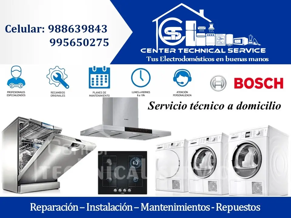 SERVICIO TECNICO BOSCH 988639843