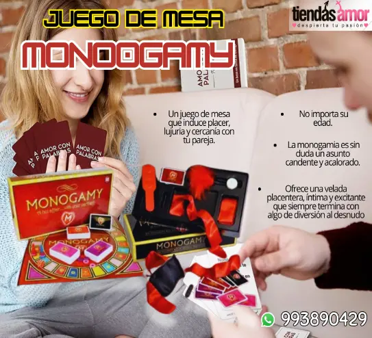 MONOGAMY JUEGO DE MESA CANDENTE Y ACALORADO SEXSHOP 993890429