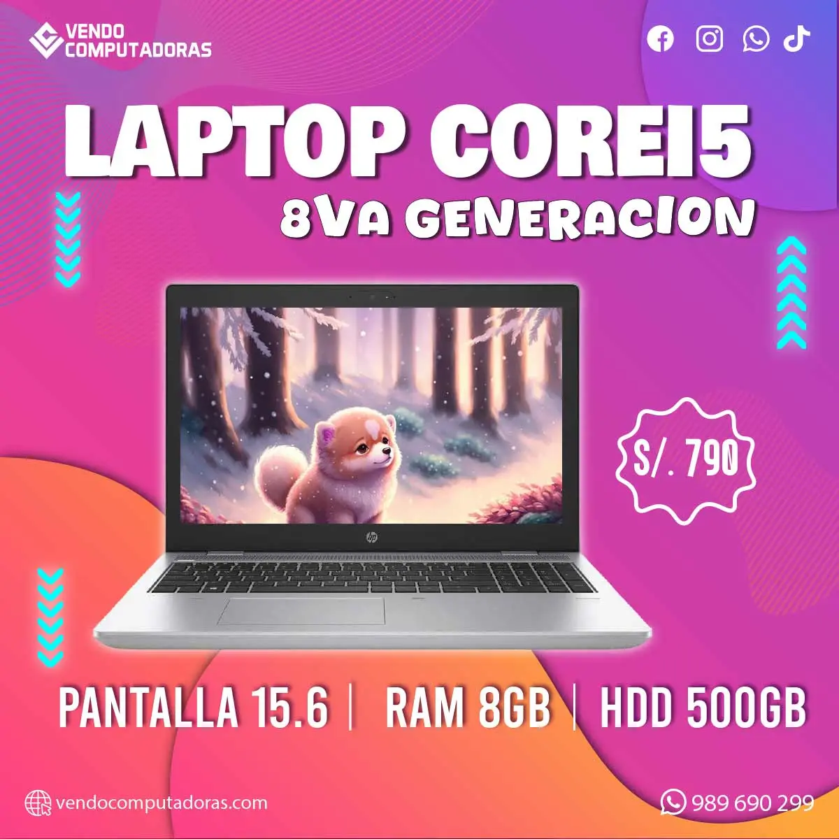  HP CORE I5 LISTA PARA TI 