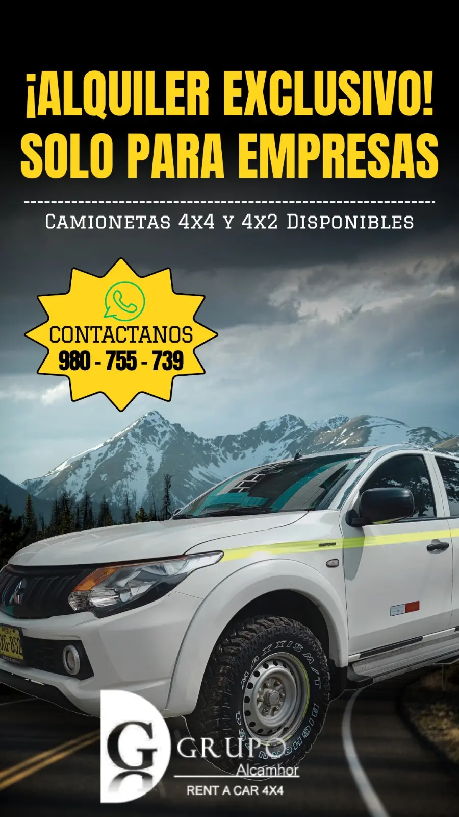 Soluciones de Transporte para Empresas Alquila Nuestras Camionetas 4x4