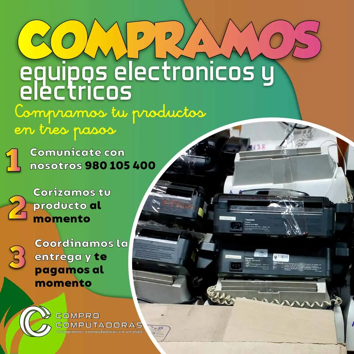 Convierte tu basura en oro Compra de electrónicos usados.