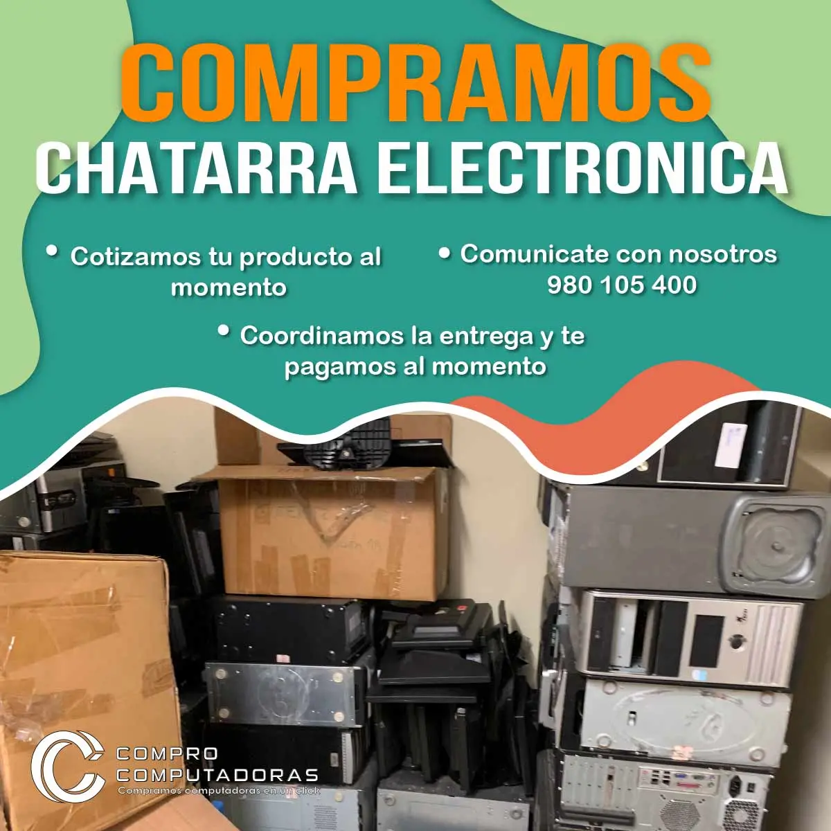 RECICLAMOS TUS COMPUTADORAS PAGA RÁPIDO Y FÁCIL