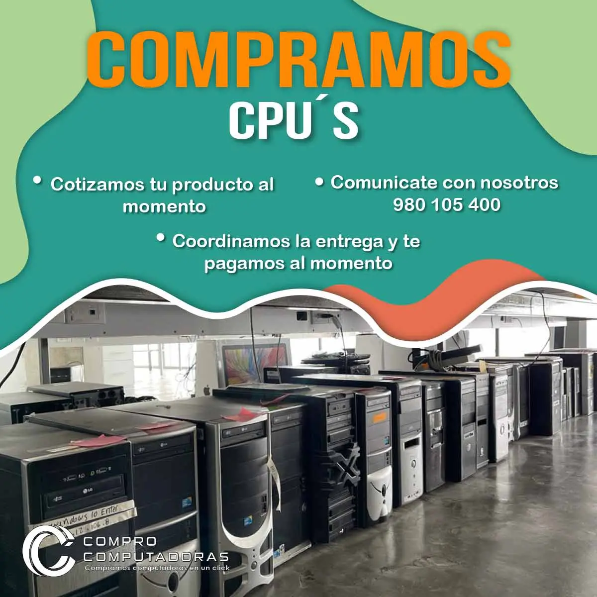 ENDE TUS COMPUTADORAS SIN USO NOSOTROS LAS RECICLAMOS 