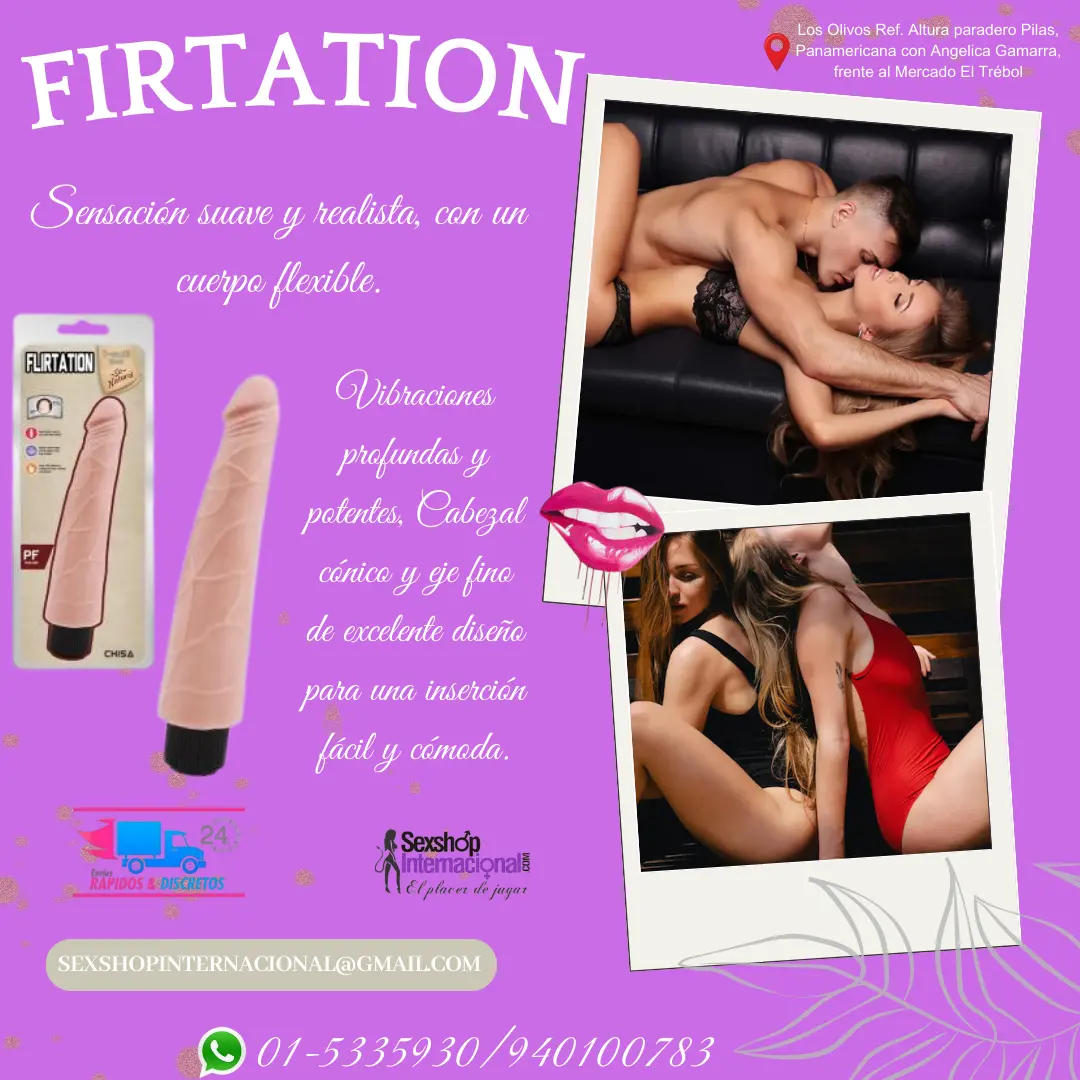 Dildo Vibrador Realista Consolador Flirtation