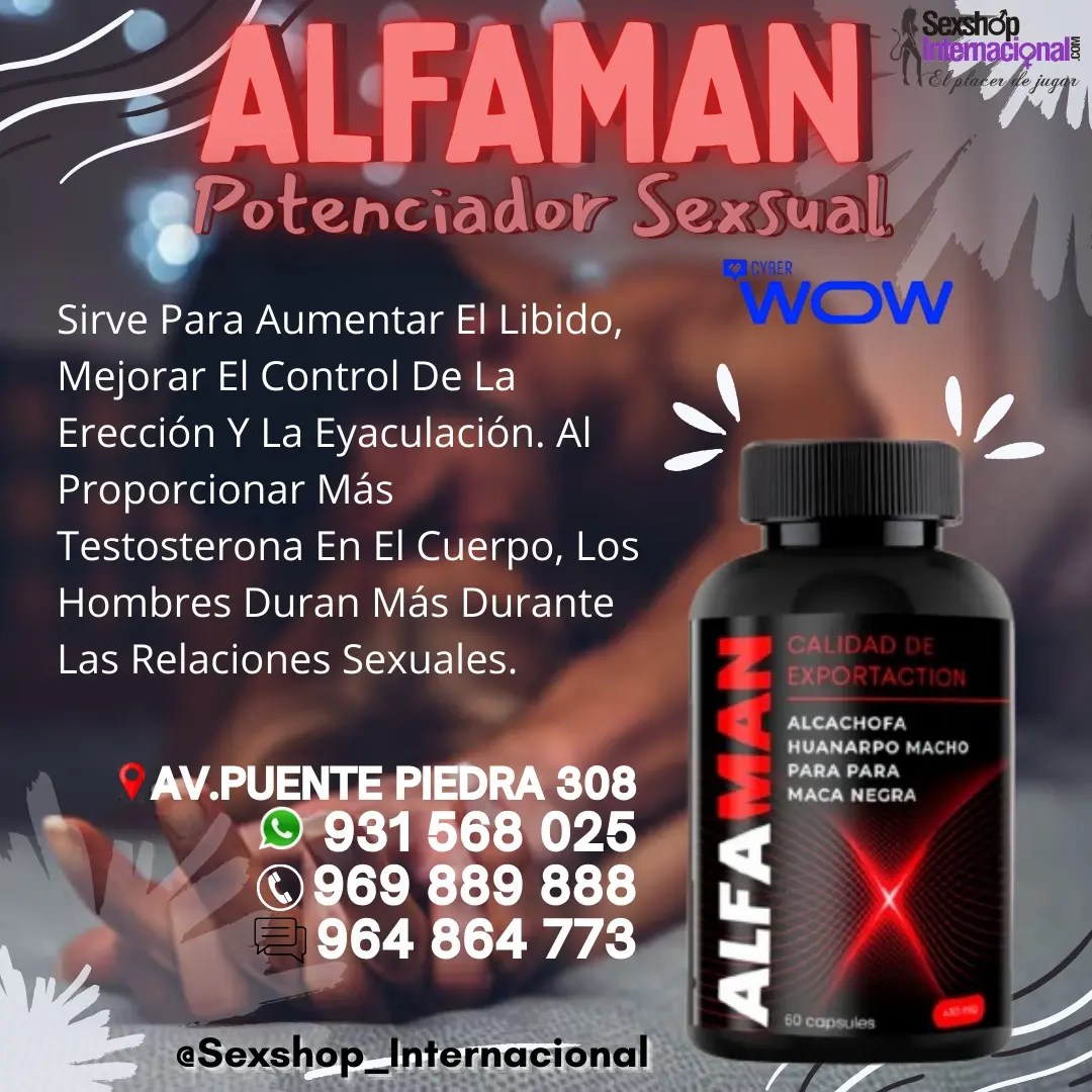 Alfaman Sirve Para Aumentar El Libido Y Mejorar El Control - 931568025