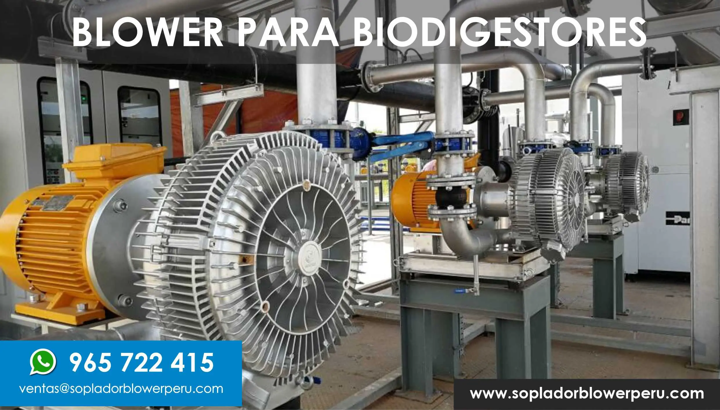 SOPLADOR EXTRACTOR PARA GASES ANTIEXPLOSIVO INDUSTRIALES