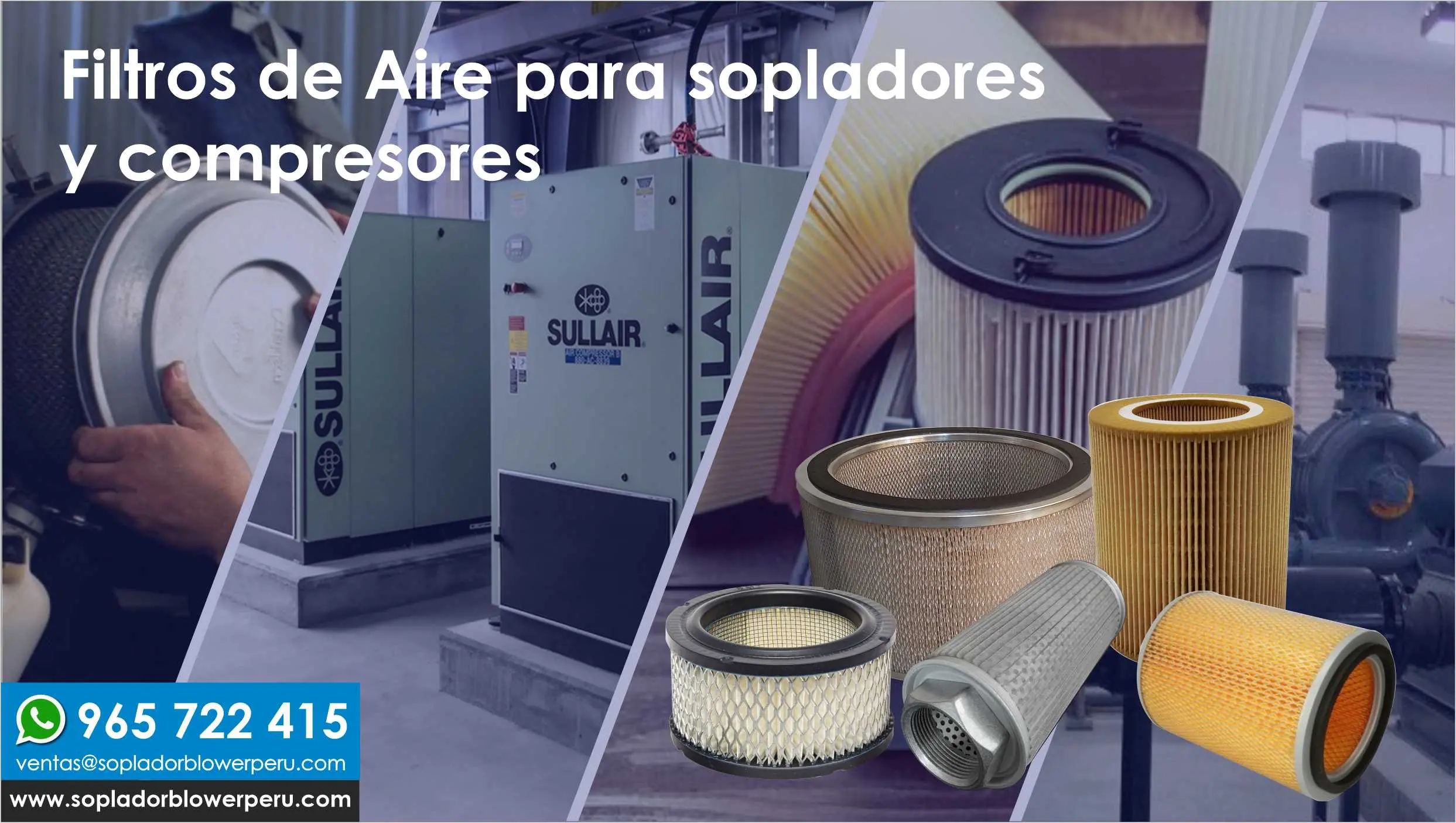 FILTROS DE AIRE PARA SOPLADORES Y COMPRESORES