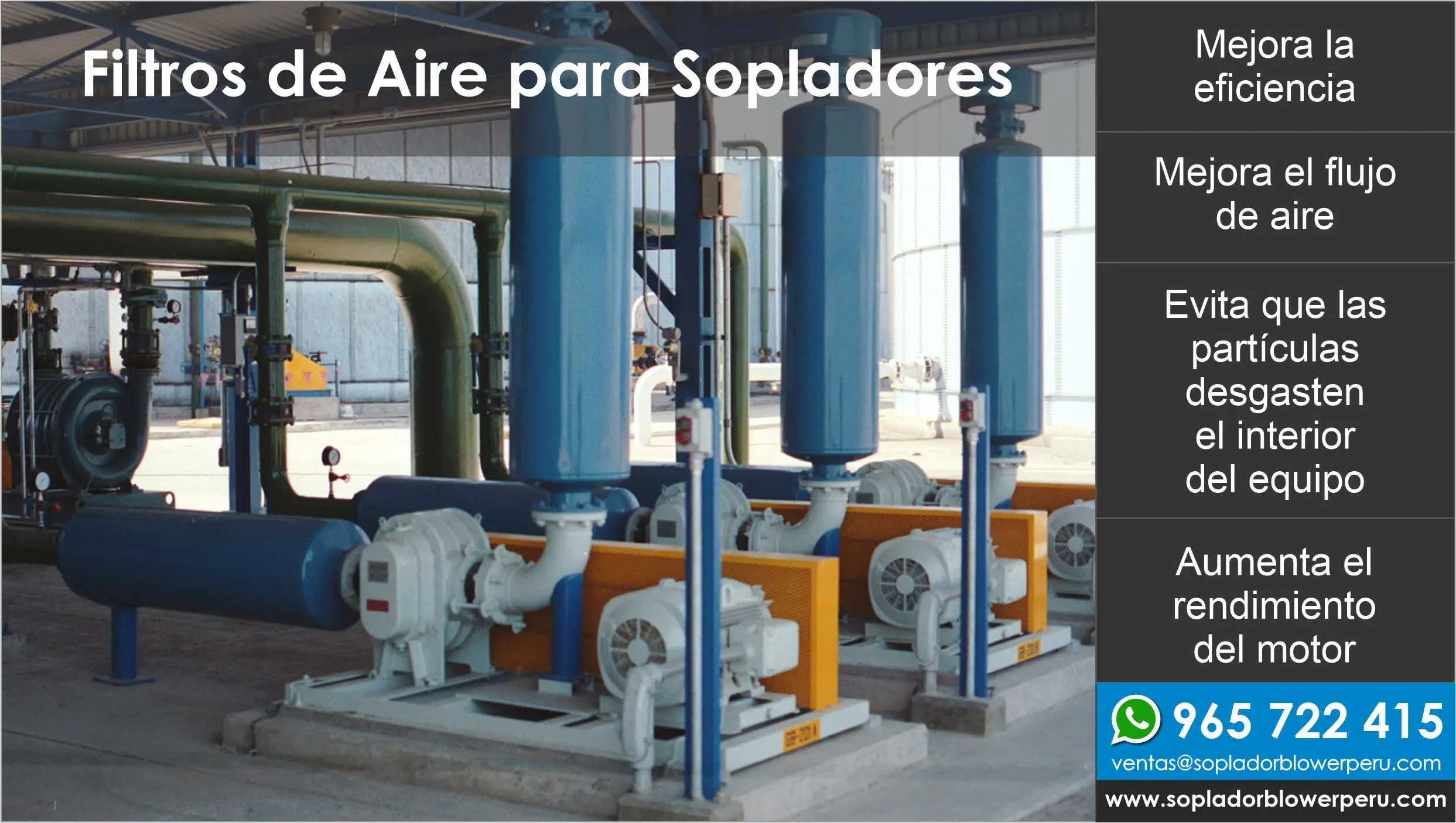 FILTROS DE AIRE PARA SOPLADORES Y COMPRESORES