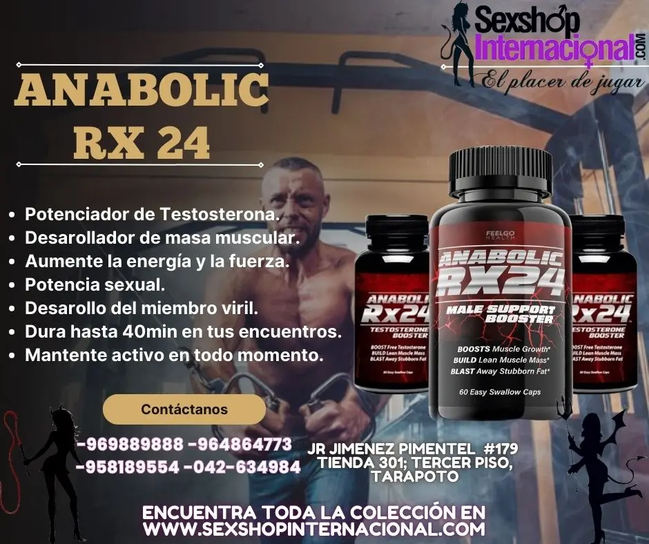 ANABOLIC RX24 MEJORA TU FISICO Y OTROS AMBITOS