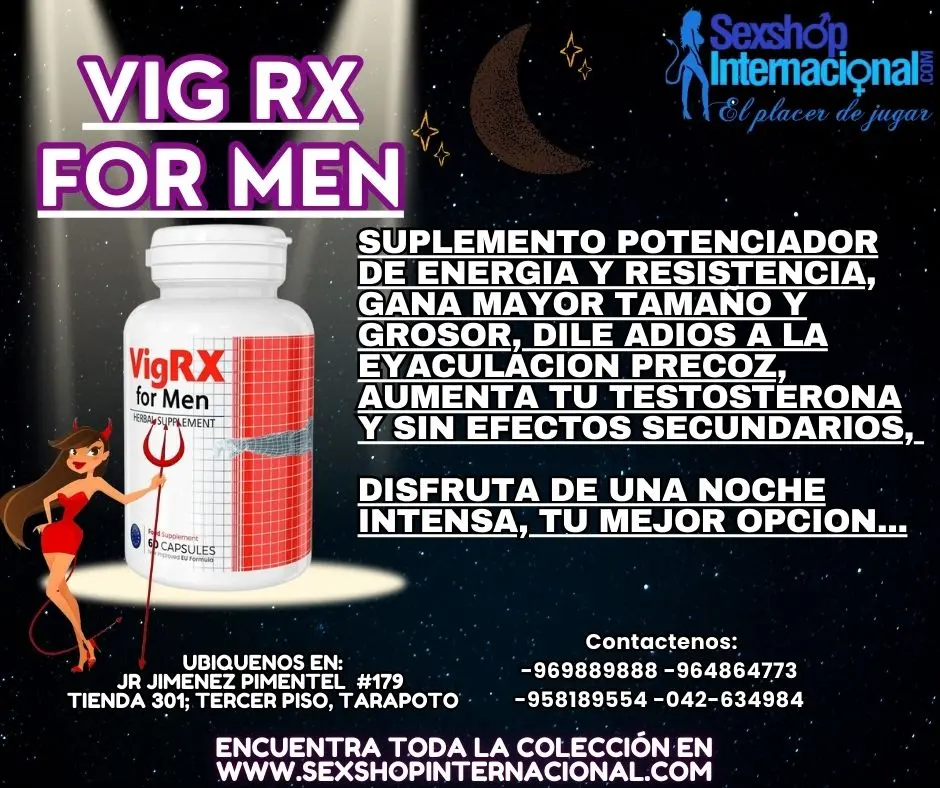 VIgRX FOR MEN MAS ENERGIA EN TU DIA A DIA