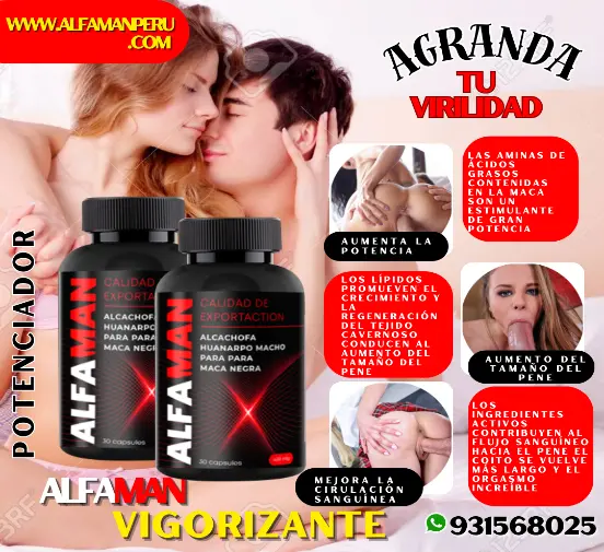 ALFAMAN ORIGINAL AGRANDA PENE POTENCIA SEXUAL NATURAL 931568025