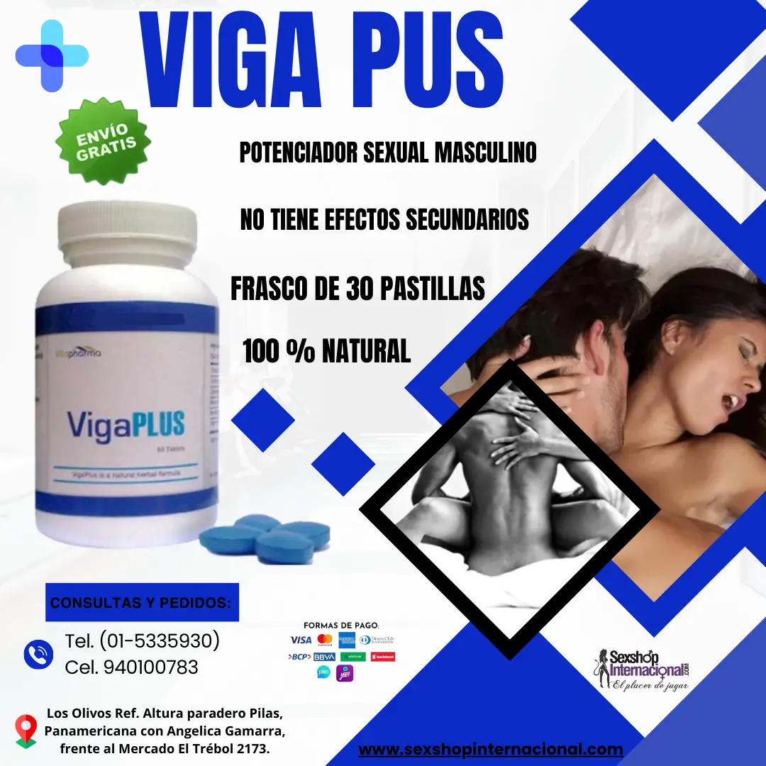 VIGA PLUS POTENCIADOR SEXUAL SIN EFECTOS SECUNDARIOS