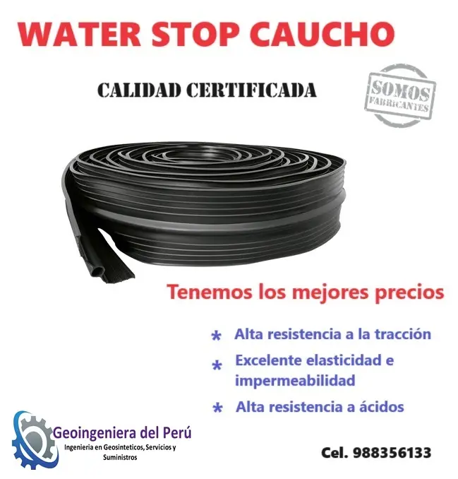 VENTA DE JUNTA DE SELLADO WATER STOP A NIVEL NACIONAL