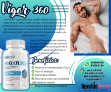 SEXSHOP VIGOR 360 SUPLEMENTO ORIGINAL PARA LA POTENCIA SEXUAL