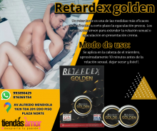 SEXSHOP CREMA MASCULINA RETARDEX GOLDEN PARA LA EYACULACION CORTA