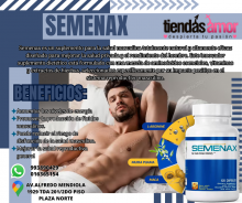 SEXSHOP SUPLEMENTO SEMENAX PARA AUMENTAR EL SEMEN Y MEJORARLO