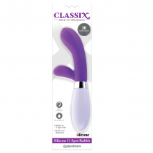 VIBRADOR INTIMO - Classix - Silicone - G - Spot - Rabbit - Purple