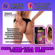 Furry Anal Plug-SEXSHOP PLAZA NORTE.