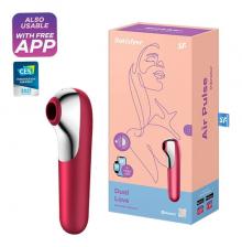 ESTIMULADOR DE CLITORIS - SATISFYER DUAL LOVE PINK - SEXSHOP PLAZA NORTE.