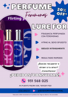 PERFUME FEROMONAS LURE FOR SEDUCE Y ATRAE SEXSHOP PTE PIEDRA 931568025