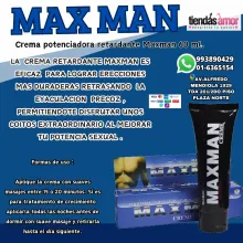 MAXMAN CREMA AMPLIO LACER RETARDANTE DESARROLLO PENE 993890429