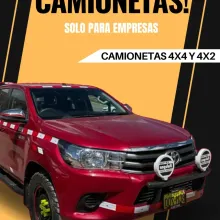 Tu Flota Empresarial a un Clic Alquiler de Camionetas 4x4 y 4x2 