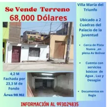 Se vende Terreno 