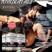 TONGKAT ALI-1600 MG-CURA PROBLEMAS SEXUAL-VIGOR-TESTOSTERONA-931568025