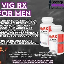 VIgRX FOR MEN MAYOR TAMAÑO Y ENERGIA