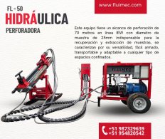 PERFORADORA FL-50 para extracción de muestras 